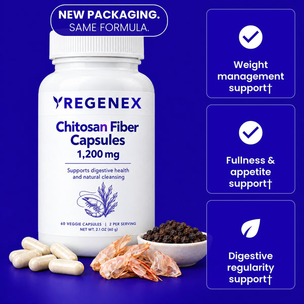 Chitosan Fiber Capsules 1,200 mg 1