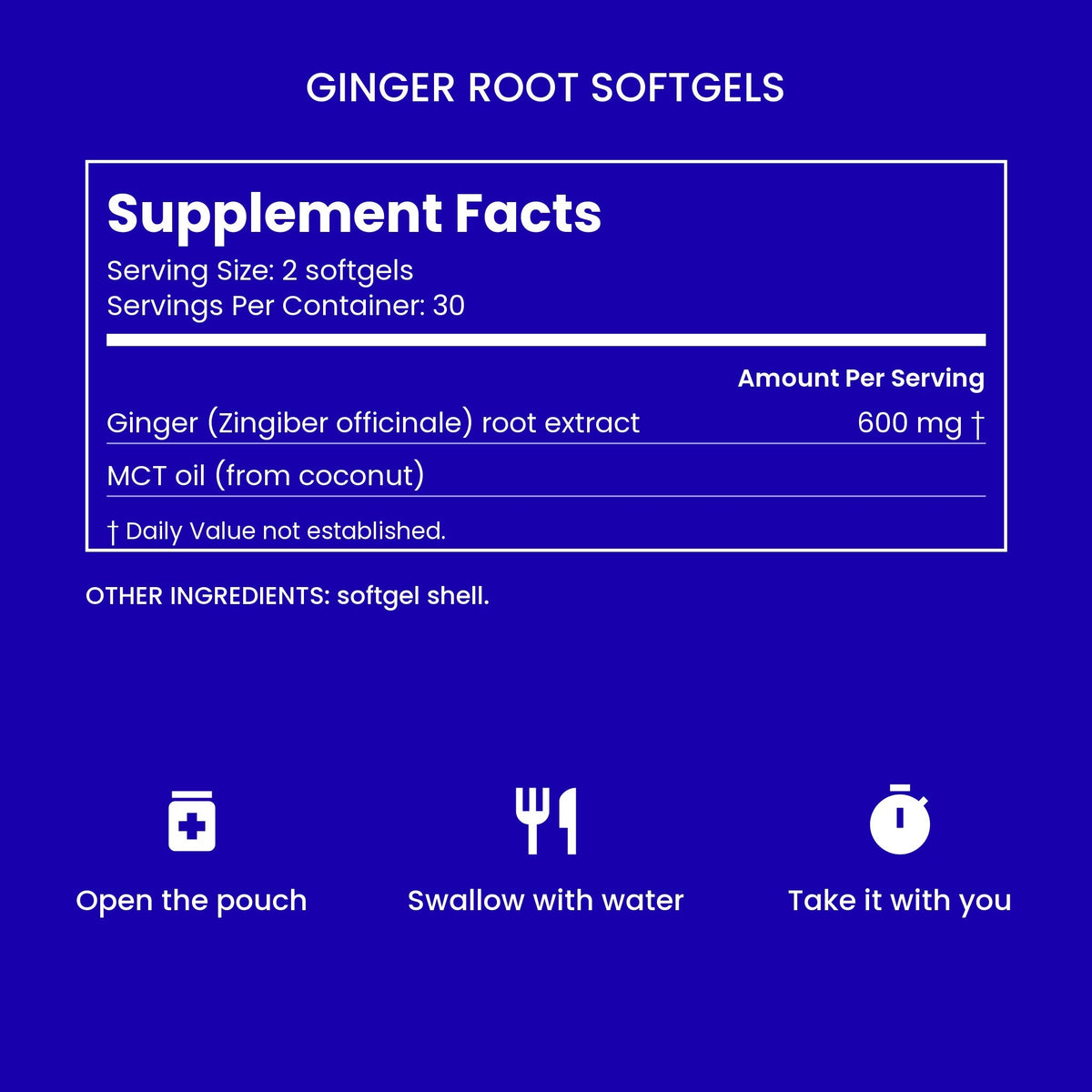 Ginger Root Softgels 6