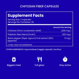 Chitosan Fiber Capsules 1,200 mg 6