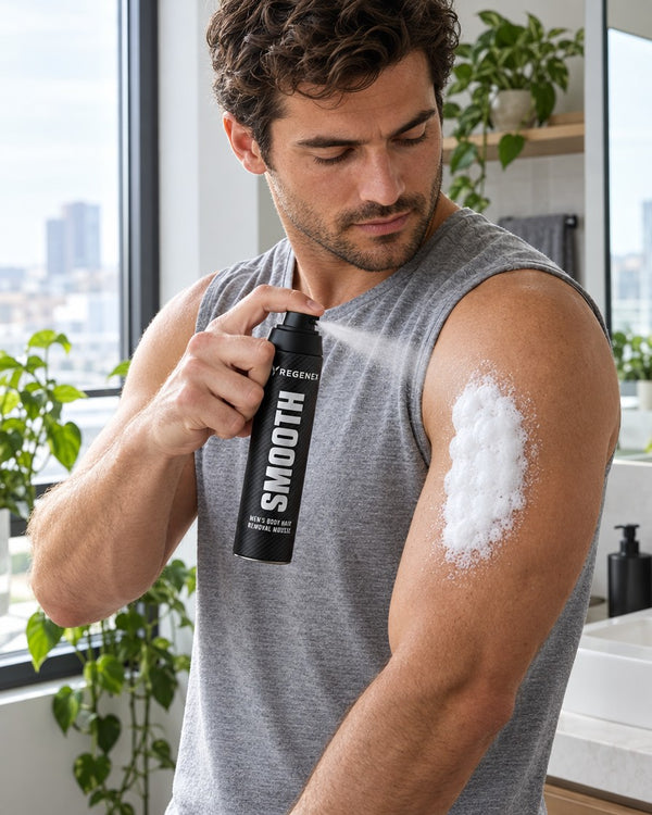Regenex Men's Body Hair Removal Mousse