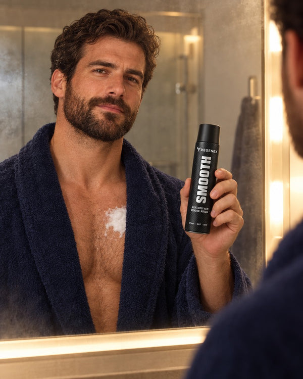 Regenex Men's Body Hair Removal Mousse