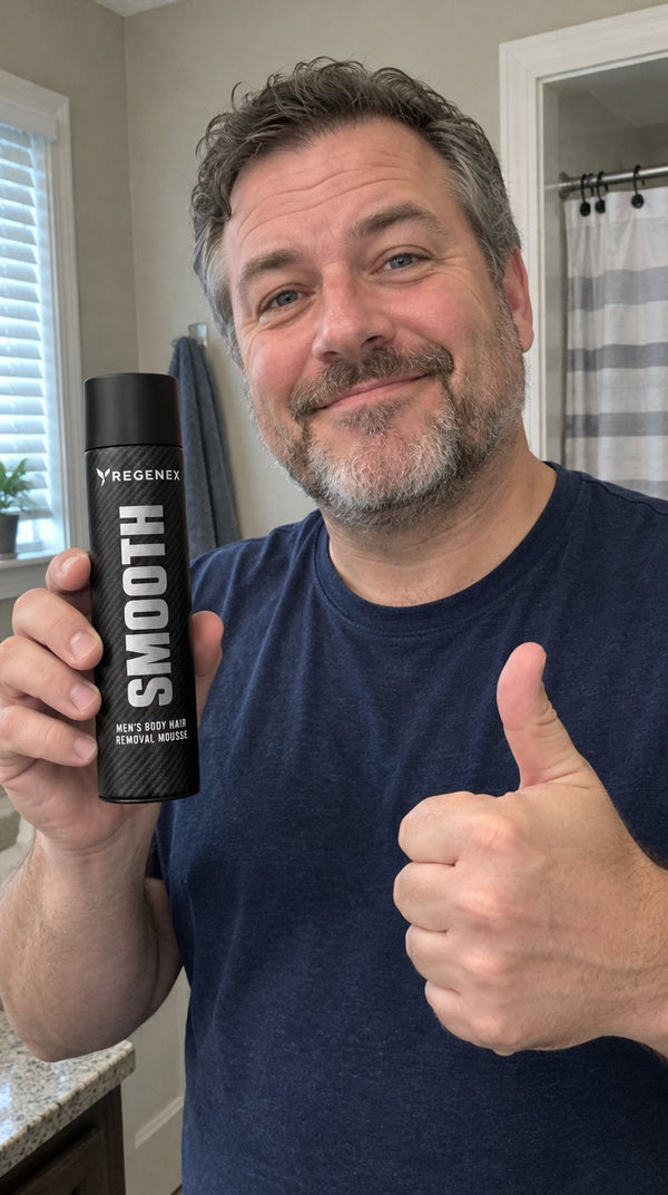 Regenex Men's Body Hair Removal Mousse