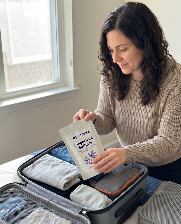 Ginger Root Softgels In the carry-on