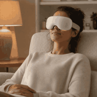 How to use step 3 wear over eyes moist steam session