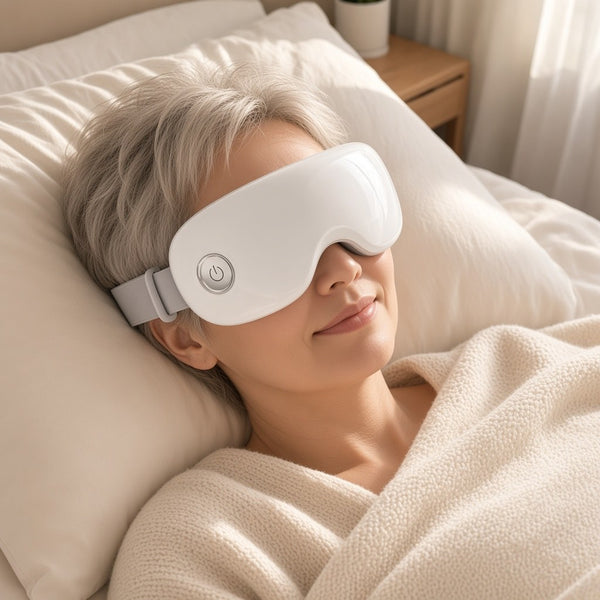 Customer lifestyle — bedroom morning steam with Steam Therapy Pro